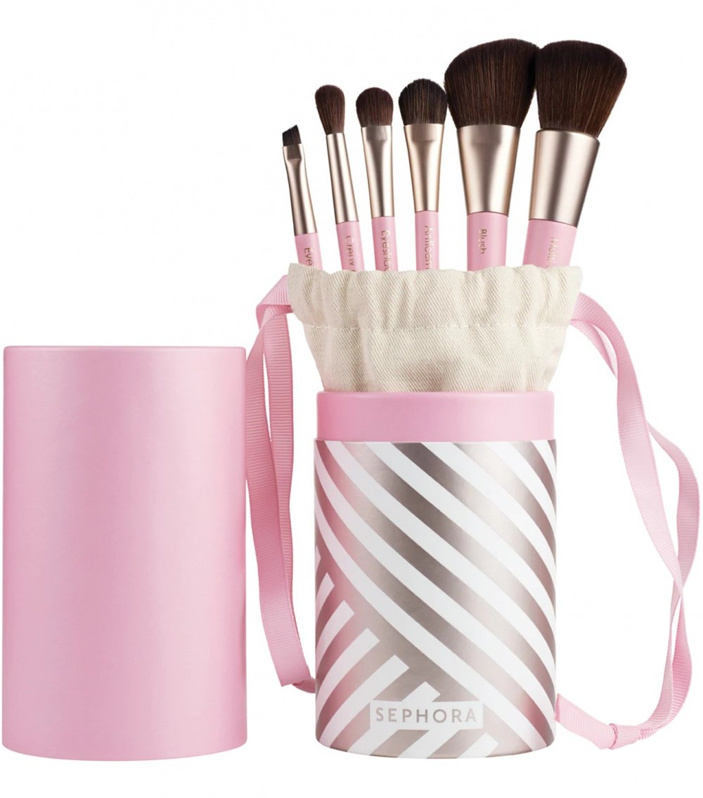Sephora Collection - Set de pinceaux - 6 pcs avec sac de rangement