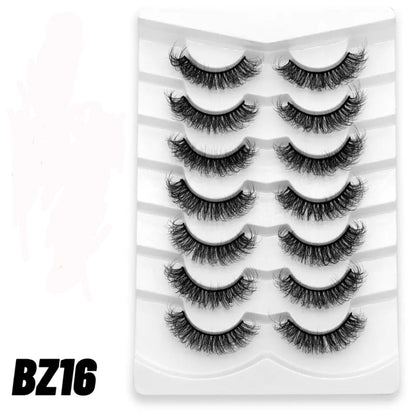 Faux cils 3D 7 paires