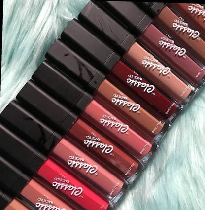 Lot de 6 lipgloss matte 24h Classic Makeup USA