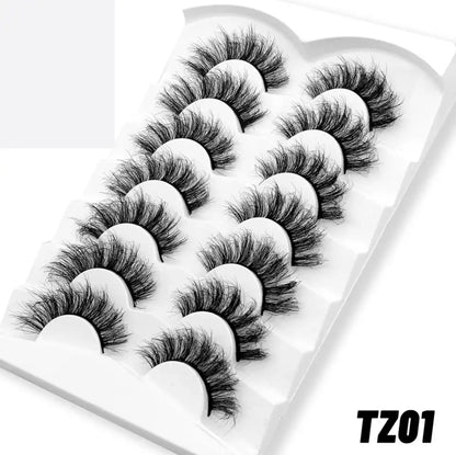 Faux cils 3D 7 paires