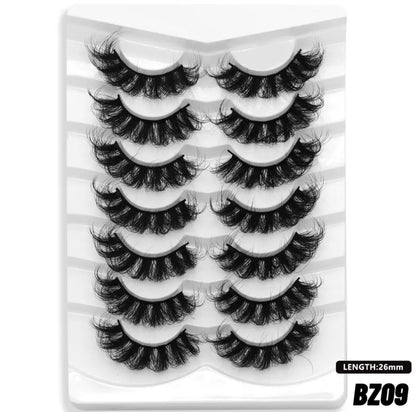 Faux cils 3D 7 paires