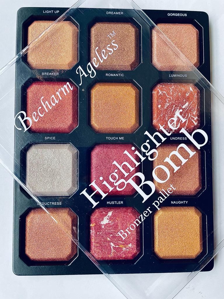 Highlighter Powder Palette - Becharm ageless